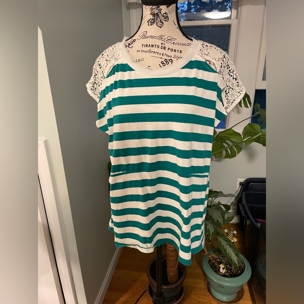 Anthropologie Little Yellow Button top